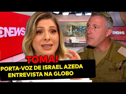 Porta-voz de Israel EXPLODE Daniela Lima em pedaços ao vivo na Globo e sinal é cortado na hora!
