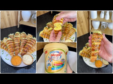  كورني بعجينة قطنية و حشو قوووة في البنة اسهل منهم مكانش😍 اسهل طريقة لتنظيف طراشن المطبخ يخرجو يشعلو