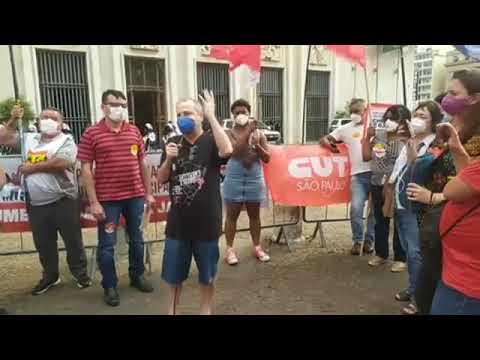 Joao Batista Gomes presente no ato do Dia Nacional de Luta contra a PEC 32