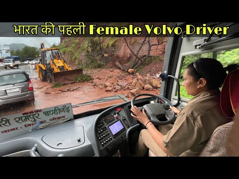 Journey With India’s First Female Volvo Bus Driver | 1.5 करोड़ की बस चलती है Seema Thakur