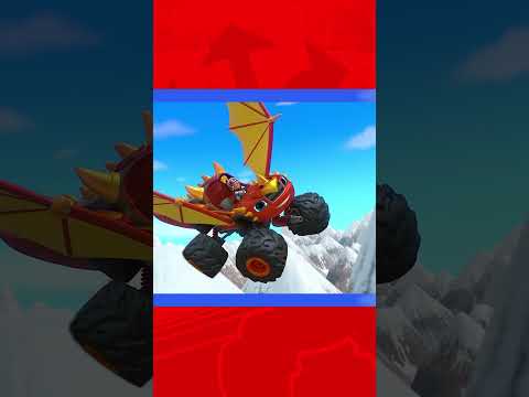 Blaze | Resgate com fogo de dragão do Blaze! 🐉🔥 #Shorts