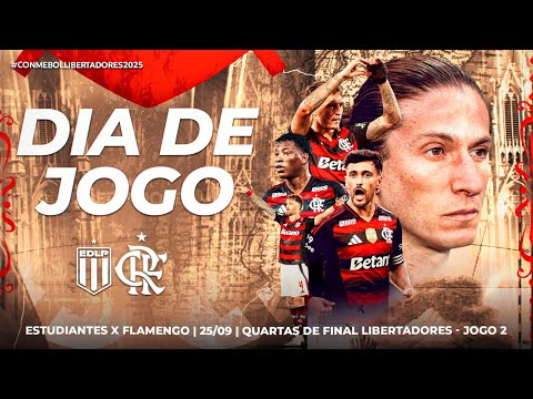 🔴 AO VIVO: ESTUDIANTES x FLAMENGO | PRÉ-JOGO + NARRAÇÃO | CONMEBOL LIBERTADORES (25/09/25)