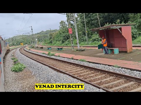 Venad Intercity Start Journey, Bharathapuzha, Enter TVC Division, Accelerate, Skip Vallathol Nagar