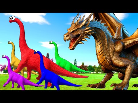 Evolution of GODZILLA Rescue GODZILLA EARTH Brachiosaurus Superheroes Animal Revolt Battle Simulator