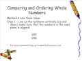 Comparing and Ordering Whole Numbers Mastery