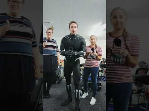 Marvels Black Panther Suit Production video