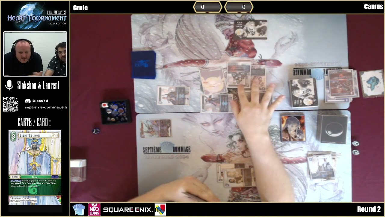 FFTCG - Dijon regional Qualifier - Heart tournament day 2 2024 - Round 2