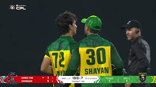 Chaos in the final over!