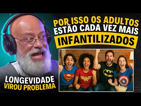 Como a VIDA MODERNA está criando ADULTOS INFANTIS | Pondé solta verdades incomodas