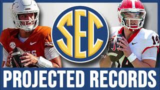 SEC 2026 Projected Records (Way Too Early)