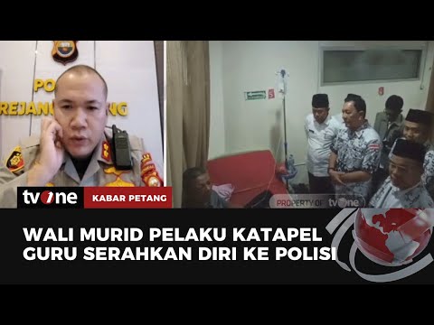 Sempat Buron, Wali Murid Ketapel Mata Guru Menyerahkan Diri ke Polisi