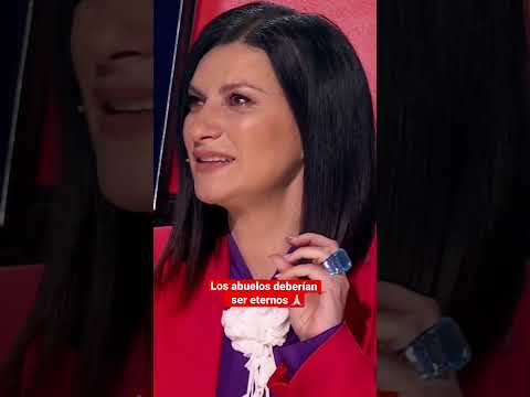 Laura Pausini se emociona al hablar de su difunta abuela en La Voz | #LaVozGlobal #Shorts