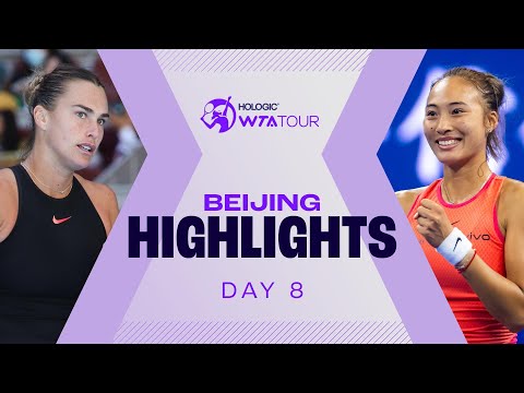 Anisimova vs. Zheng Rematch, Sabalenka in action on Day 8 in Beijing | WTA Match Highlights