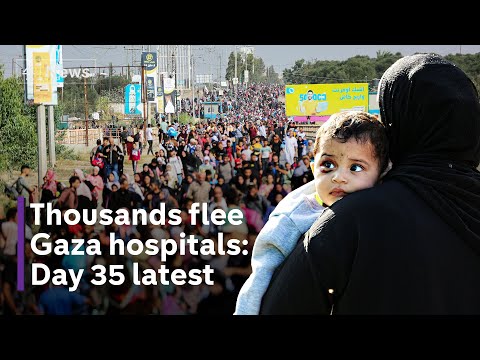 Israeli soldiers close in on Gaza City, panic at hospitals where thousands had taken shelter