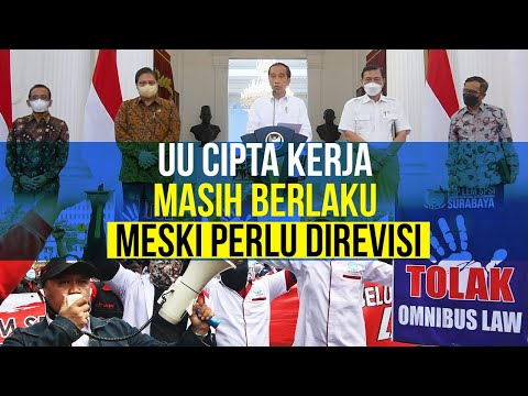Soal Putuskan MK, Jokowi: UU Cipta Kerja Masih berlaku