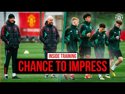 Erik Gives Youngsters Chance To Impress 👀 | INSIDE TRAINING