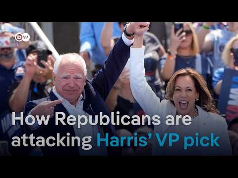 Kamala Harris and Tim Walz hit the campaign trail in swing states Wisconsin & Michigan | DW News