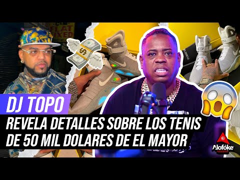 DJ TOPO REVELA DETALLES SOBRE LOS TENIS DE 50 MIL DOLARES DE EL MAYOR CLASICO (EL DESPELUÑE)