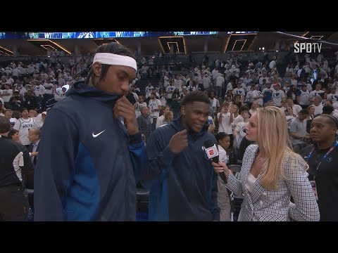 [NBA PO 2R 6차전] 덴버 vs 미네소타 MVP 에드워즈 & 맥대니얼스 (05.17)