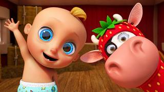 La Vaca Lola con Frutas 🍎 + Los Pollitos + Ruedas del Autobus - Canciones Infantiles para Ninos