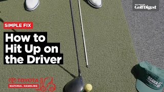 How to Hit Up on the Driver | Simple Fix for Longer, Straighter Drives