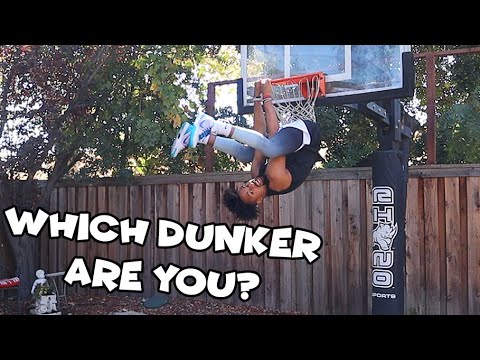 The Different Types Of Dunkers During Warmups..