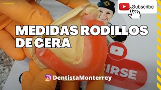Cuánto deben MEDIR 👅 los RODETES  de CERA