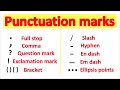 Understanding Punctuation in English