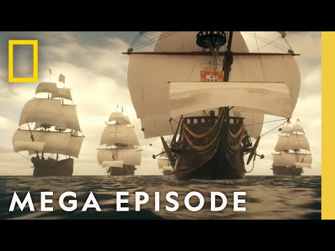 Titanic, Spanish Armada, & other Shipwrecks: Drain the Ocean MEGA EPISODE | Sunken Ships Compilation