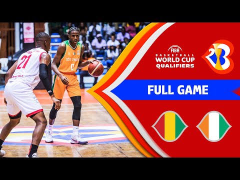 Guinea v Cote d'Ivoire | Full Basketball Game | FIBA Basketball World Cup 2023 - African Qualifiers