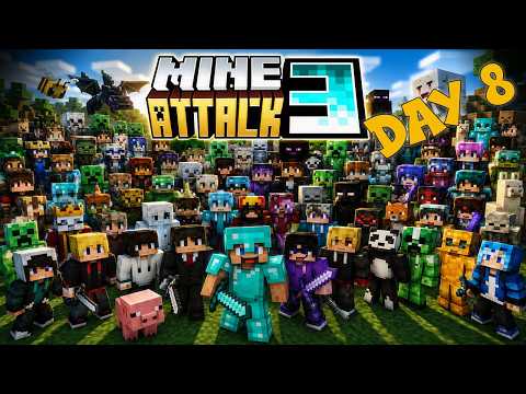 🔥 MINE ATTACK 3 Tag 8! | einmal die Wüste umgraben🚀🏰⚔️