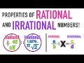 Exploring Rational and Irrational Number Properties
