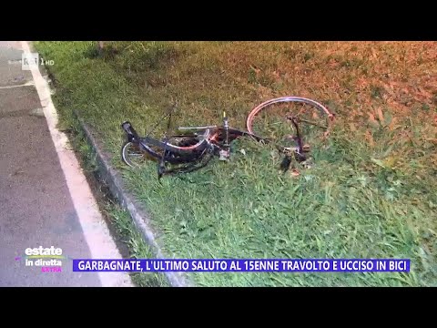 15enne travolto ed ucciso in bici: la ricostruzione - Estate in diretta 26/07/2023