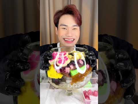 Làm Ly Trà Sữa Hoa Đậu Biếc Khổng Lồ | Thắng Múc Bang #shorts