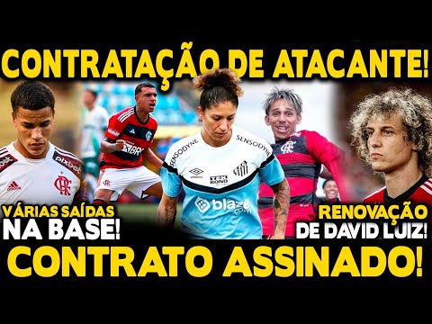 MARTELO BATIDO! FLA CONFIRMA RENOVAÇÃO! NOVOS CONTRATOS! DEBANDADA NA BASE! VÁRIOS GAROTOS SAINDO!