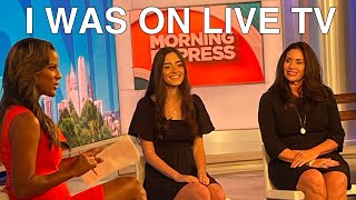 I WAS ON LIVE TV!!!