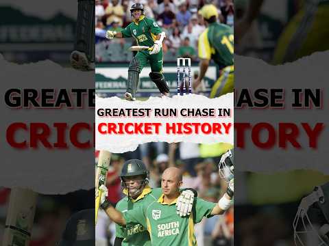 Gibbs ने उस दिन जो किया… वो आज तक कोई नहीं दोहरा सका #HerschelleGibbs #RunChaseKing #CricketHistory