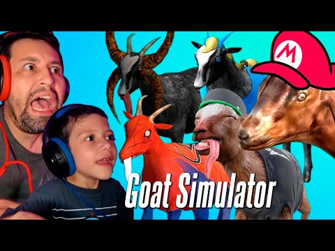 Minha Coleção de Cabras Malucas no Goat Simulator!