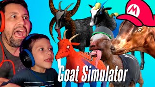 Minha Coleção de Cabras Malucas no Goat Simulator!
