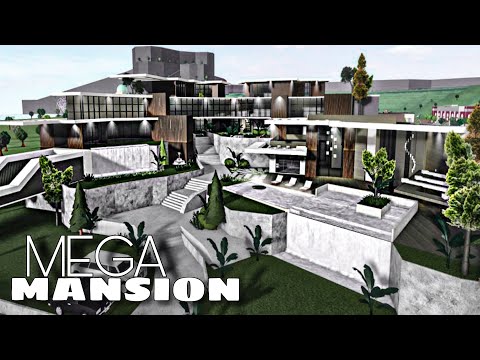 Bloxburg: Ultra Mega Mansion Modern House | House Build | Roblox