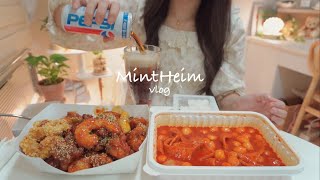 ENG)다이소,모던하우스 신상 탐색👀-6kg 규현 컵누들 잡채밥과 존맛 불닭 리조또 만들어 먹는 일상(소고기 무국,오리주물럭,솥밥,팬케이크,치킨매니아,왕새우 불새치킨,구슬떡볶이)