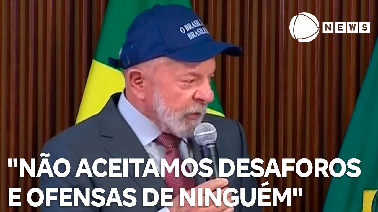 Lula Não aceitamos desaforos e ofensas de ninguém
