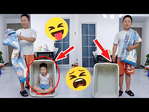带儿子表演个才艺！明明儿子进去了，最后怎么从后面出来了呢！【呆萌小米宝】