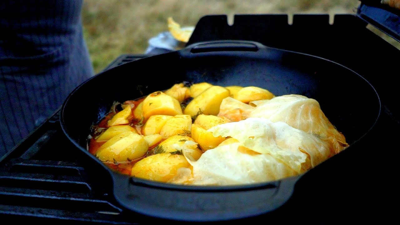 ДЫМЛЯМА и без мяса шикарное овощное блюдо в казане (веган рецепт)