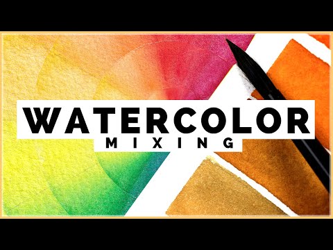 How to Mix Watercolors Like a PRO! Color Mixing with Watercolors
