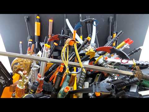 Open the Arsenal Box! AK-47, Sniper Rifle/Golden Revolvers/Karambit Blades/Swords/Tactical Shotguns!