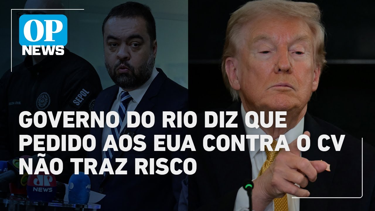 Secretário do Rio nega risco em pedido para EUA listarem CV como terrorista | O POVO News TV Online Secretário do Rio nega risco em pedido para EUA listarem CV como terrorista | O POVO News