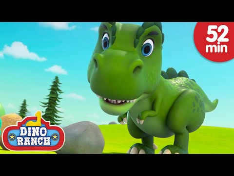 ¡Eso no es un huevo! | 52 minutos de Dino Ranch Español