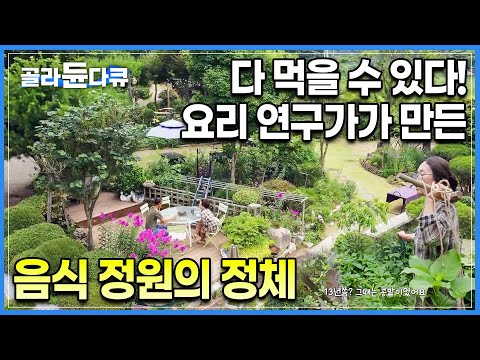 20년 동안 먹을 수 있는 정원으로 만들었다! 산비탈 콩밭을 주말마다 와서 음식 정원으로 만든 가드닝의 고수ㅣ맛있는 정원ㅣ#골라듄다큐