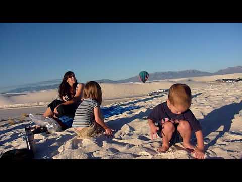 Little William and friends at White Sands National Monument Balloon Invitational